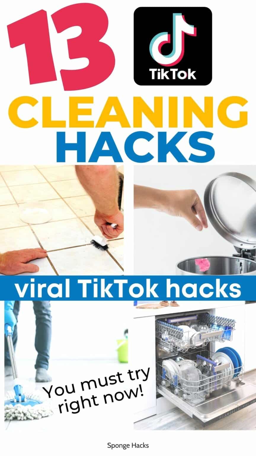 13 Unbelievable TikTok Cleaning Hacks You Must Try Right Now Sponge Hacks