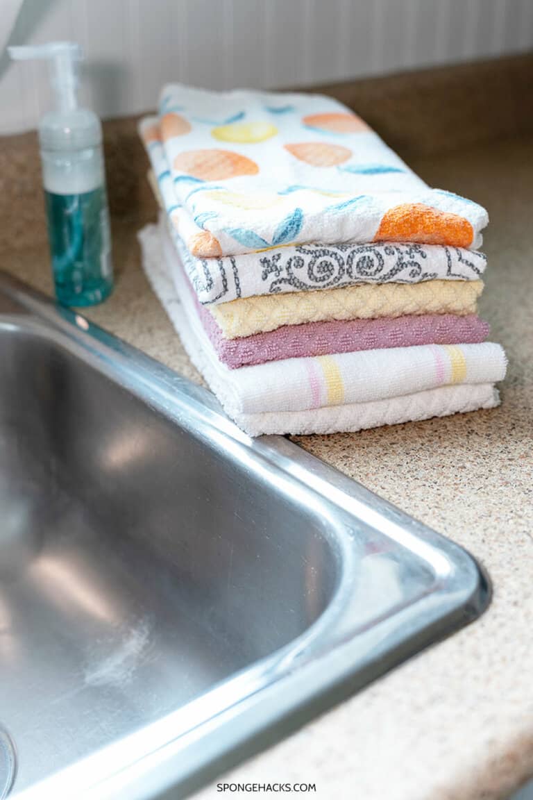 Hand Towels Thick Durable Hanging Kitchen Dish Cloths Fast Drying