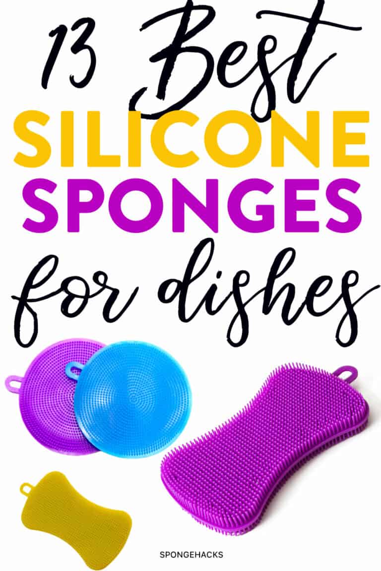 Geloo Silicone Sponge Dish Sponges, Silicone Sponge Dish Washing