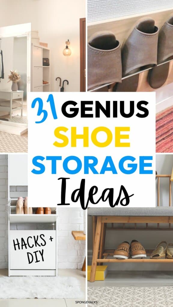 31 Genius Entryway Shoe Storage Ideas To Remove Clutter and Save Space