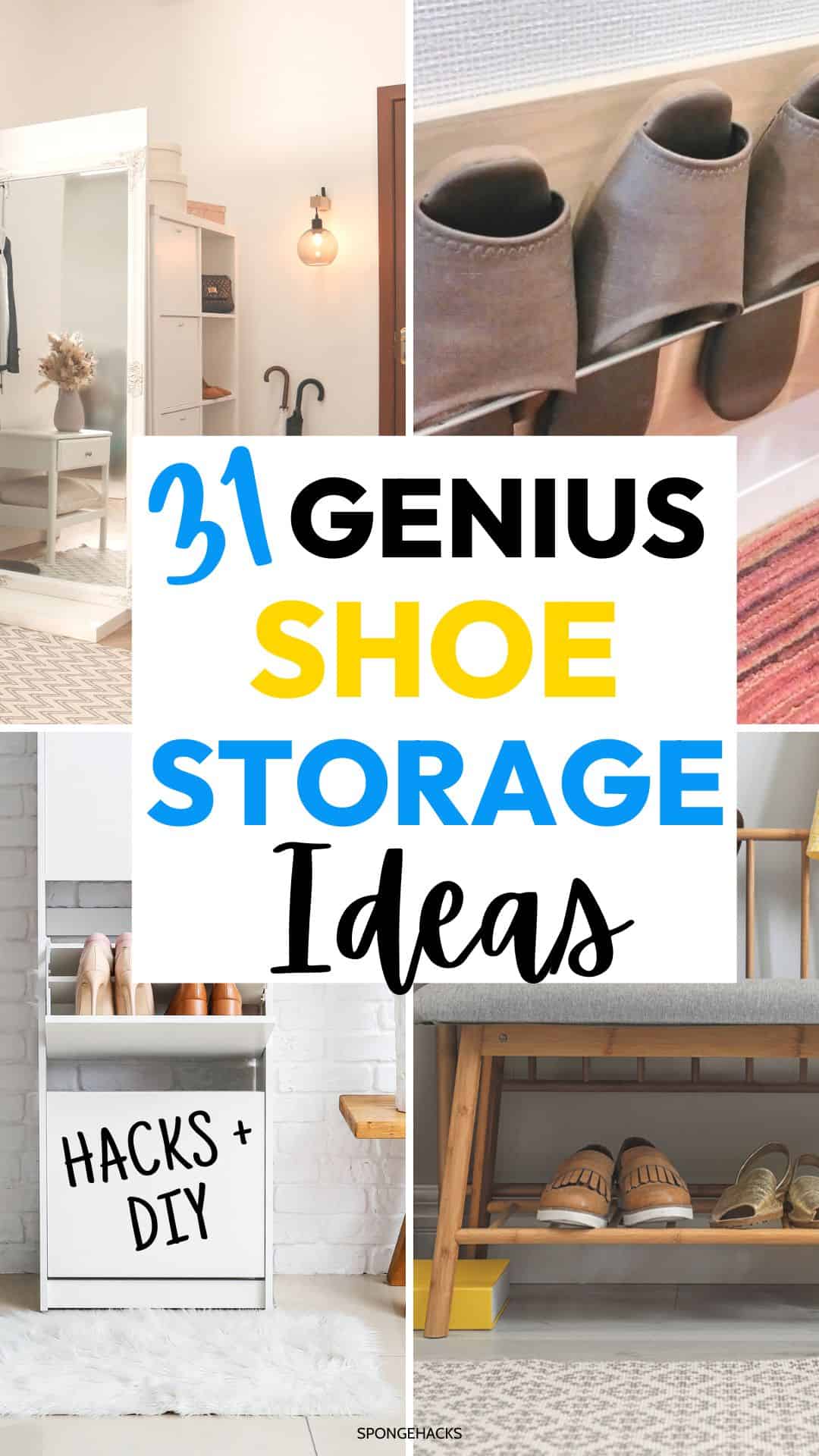 31 Genius Entryway Shoe Storage Ideas To Remove Clutter and Save Space