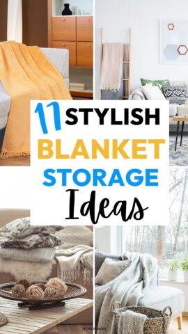 The Blanket Storage Hack That Finally Made My Small Space Feel Organized