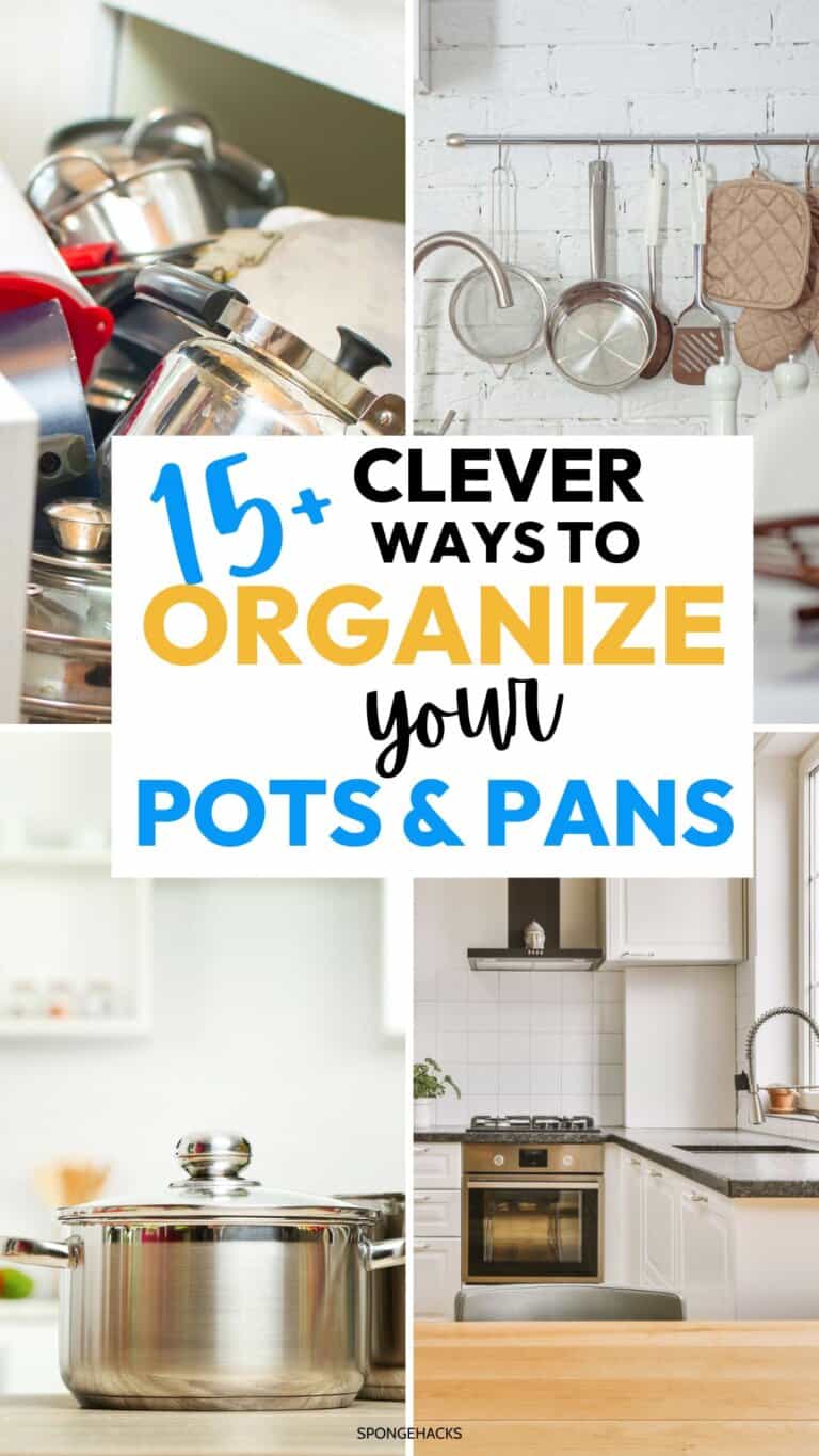 How to Organize Pots, Pans & Lids in the Kitchen 