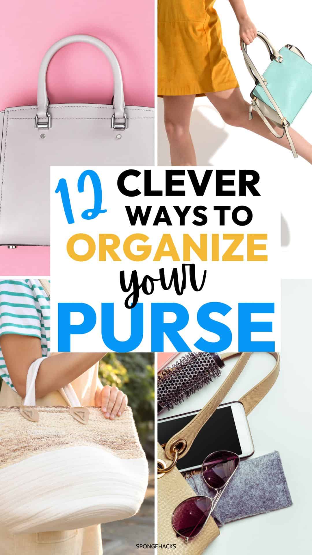 12 Purse Organizer Inserts That Will Change Your Life Sponge Hacks