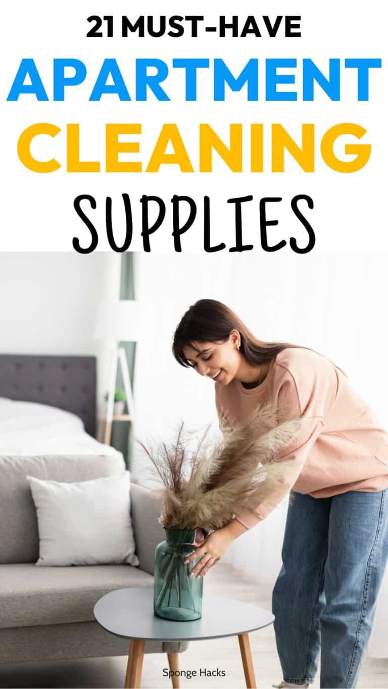 21 Must-Have First Apartment Cleaning Supplies - Sponge Hacks