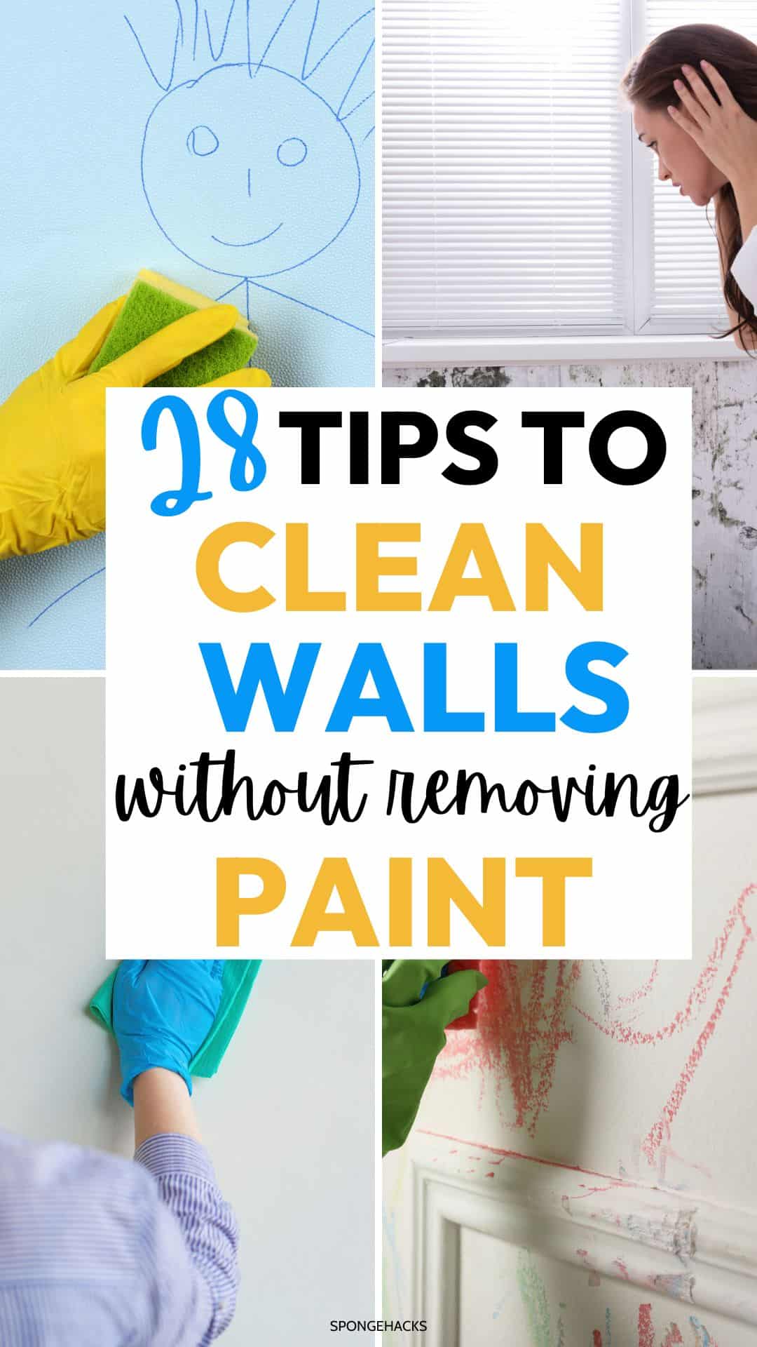 How to Clean Walls Without Removing Paint (28 Tips)