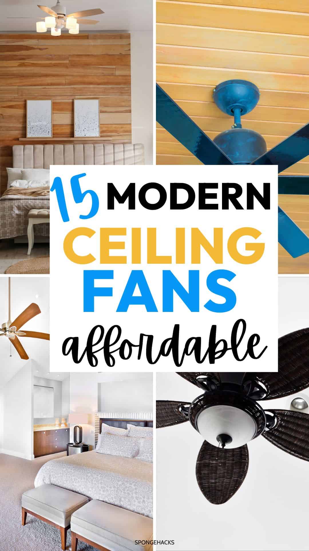 15 Best Ceiling Fans for Bedrooms (To Keep Cool) Sponge Hacks