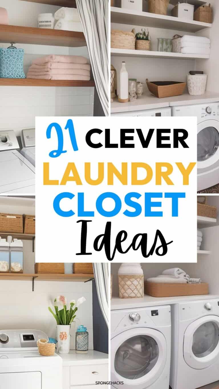 Ideas for Small Laundry Rooms and Closets