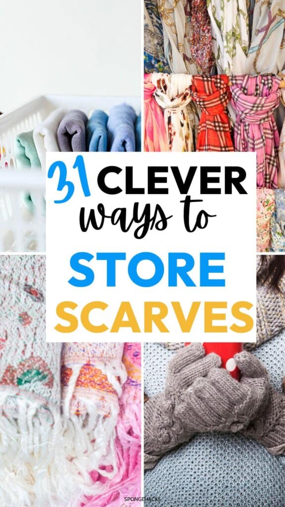 31 Clever and Unique Ways on Storing Scarves (In a Small Home)