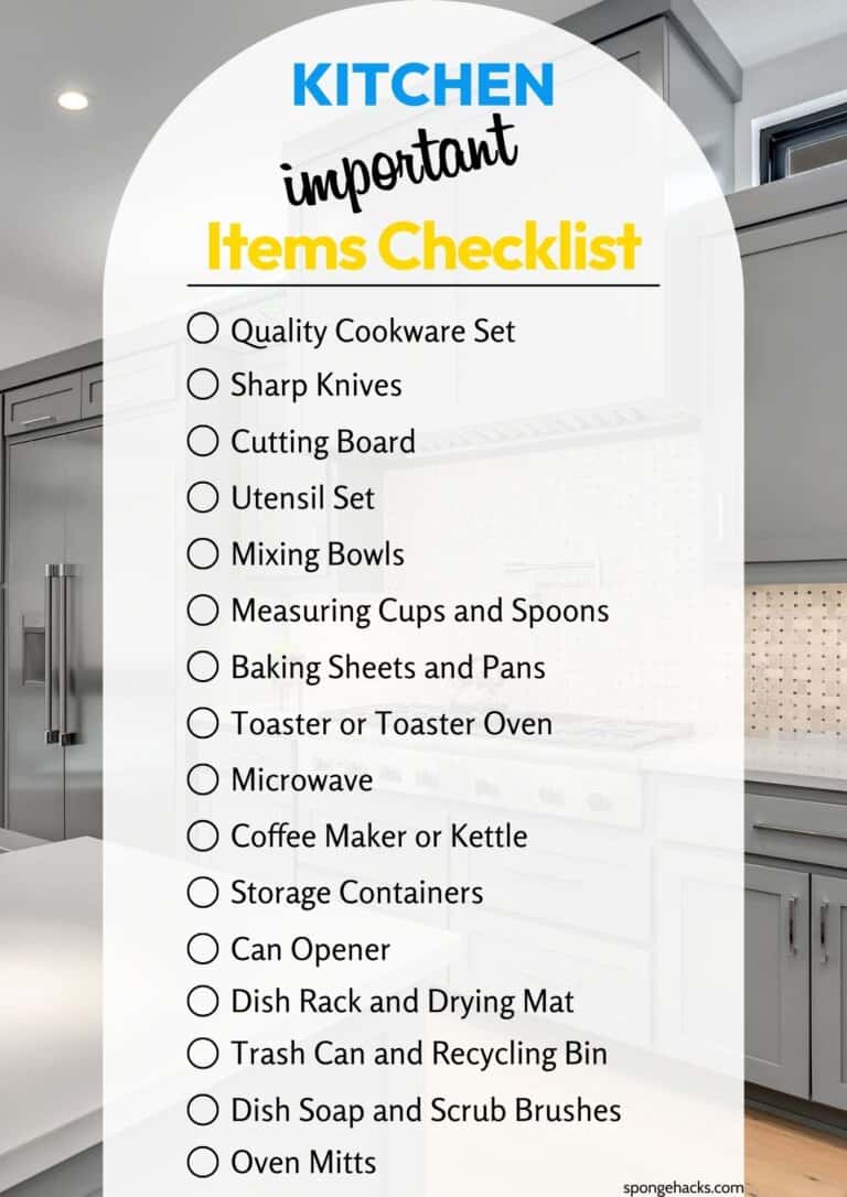 The Essential Items To Put On Your First Apartment Kitchen  Kitchen  essentials checklist, Apartment kitchen, First apartment