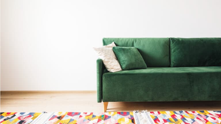 Decorate Your Living Room With a Green Couch
