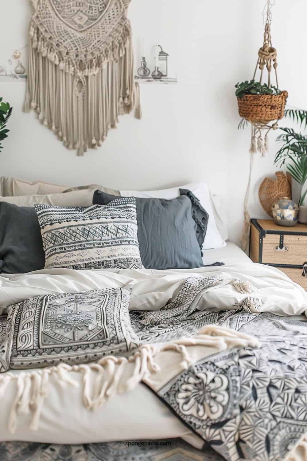 47 Best Boho Bedroom Bedding To Transform Your Space - Sponge Hacks