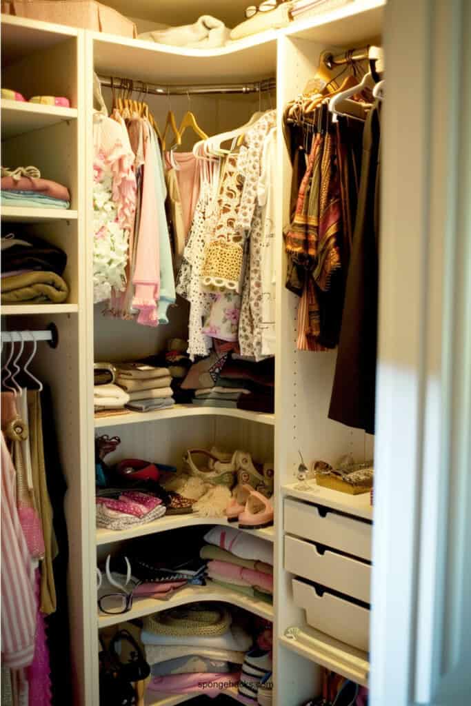 70 Genius Walk in Closet Corner Ideas for the Smallest Bedrooms (Every ...