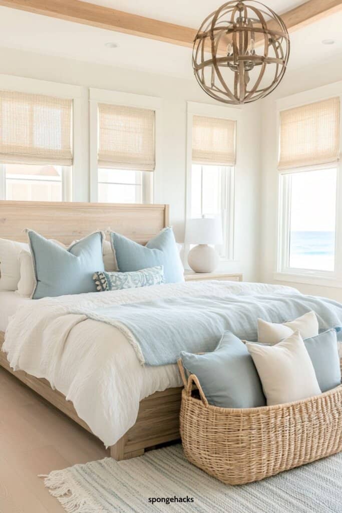 The Coastal Bedroom Decor I’d Totally Steal for a Dreamy Beachy Vibe