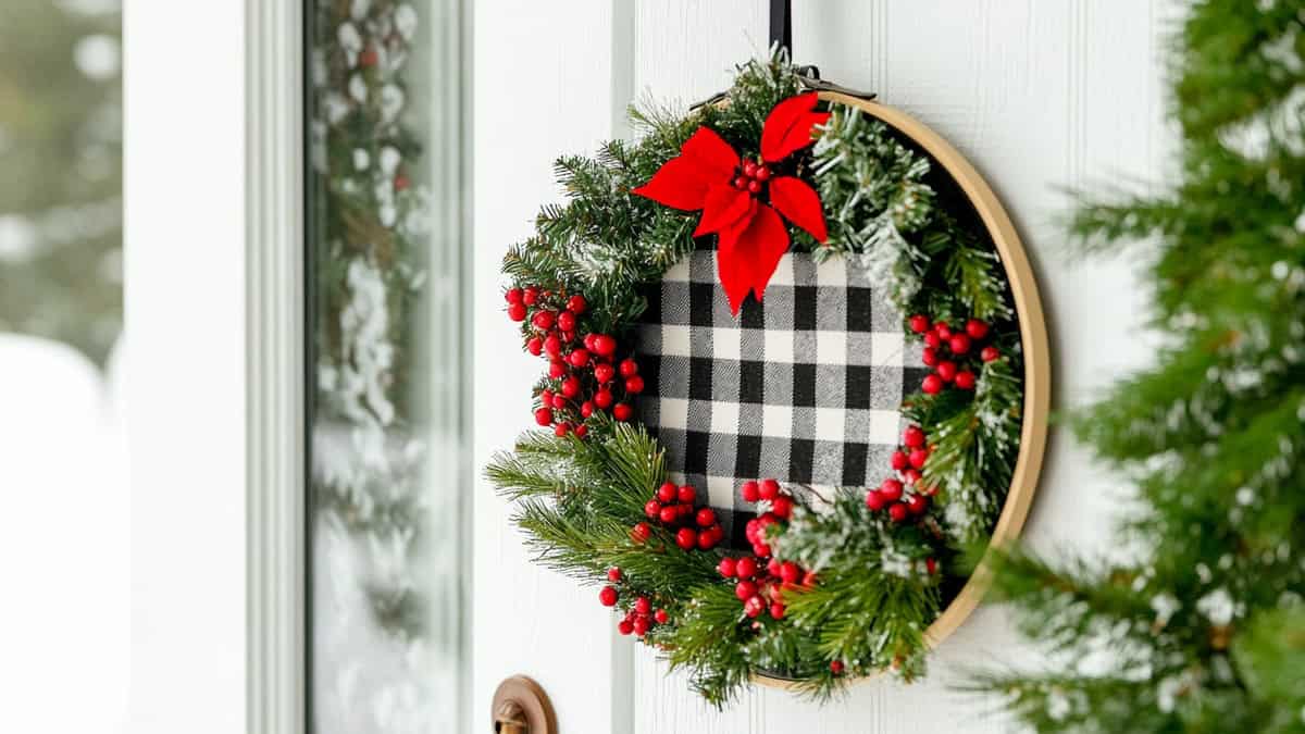 61 Festive Christmas Door Hangers