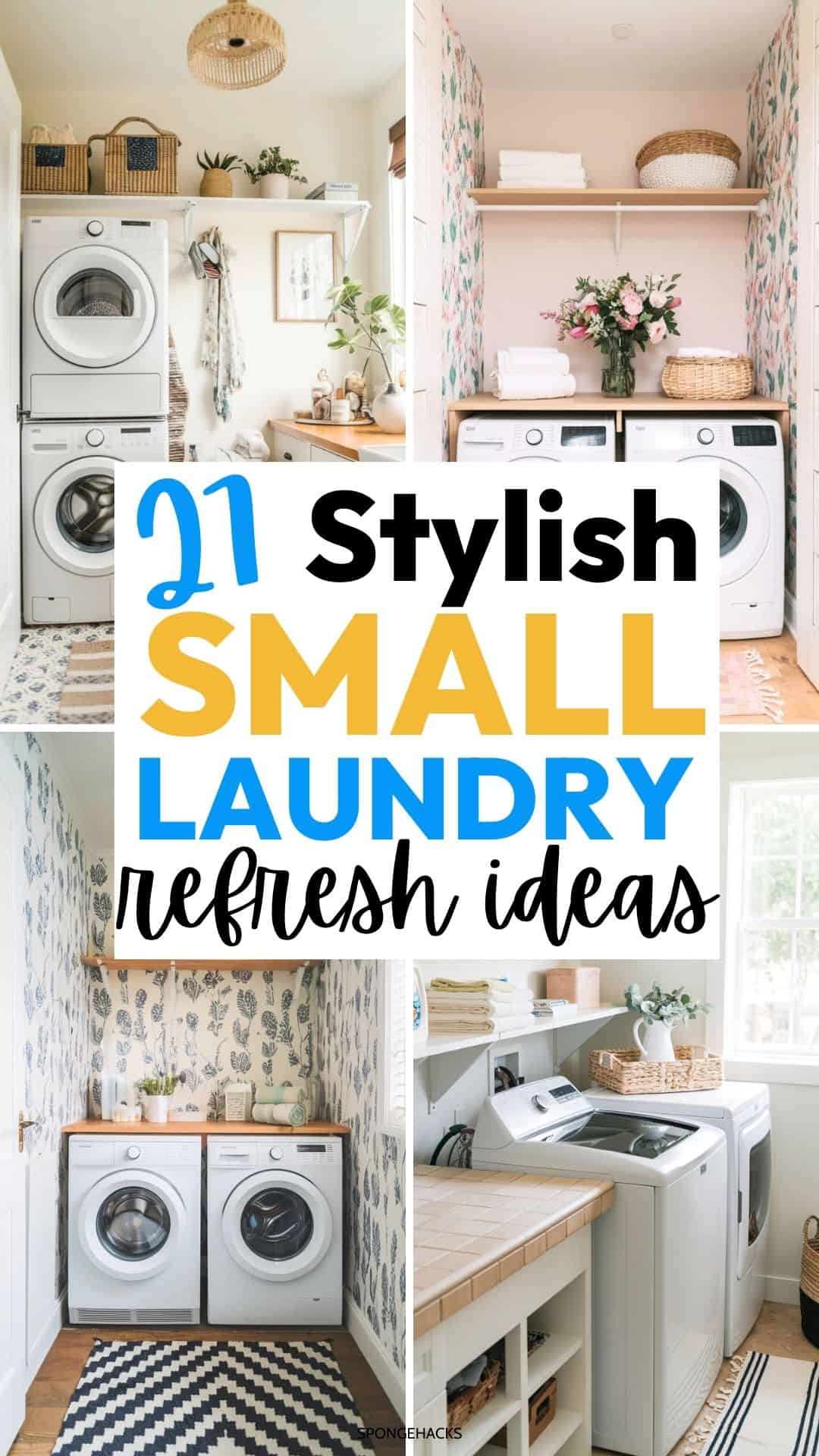 The Small Laundry Room Refresh Glow-Up That Will Make You Obsessed With ...