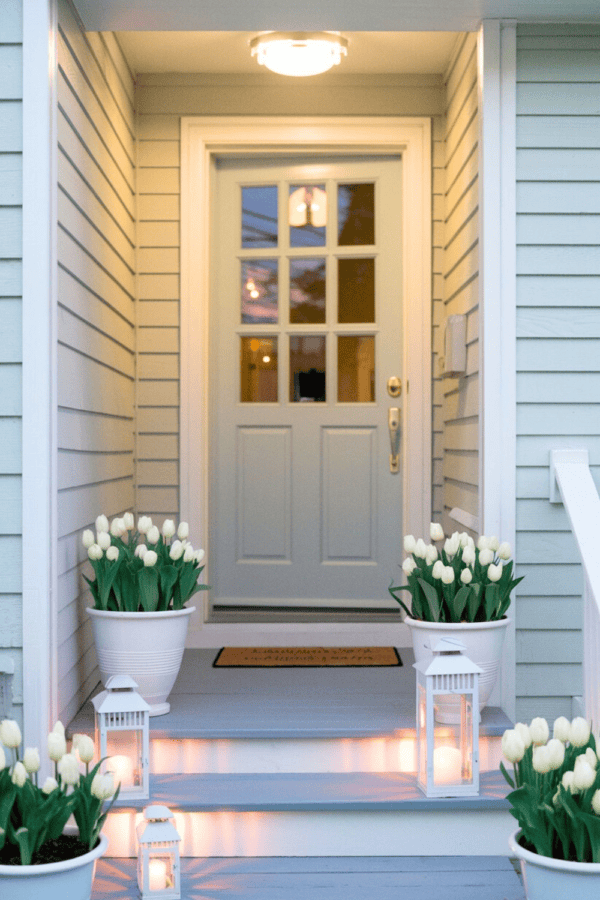 How to Style the Prettiest Spring Front Porch That Stops Guests in ...