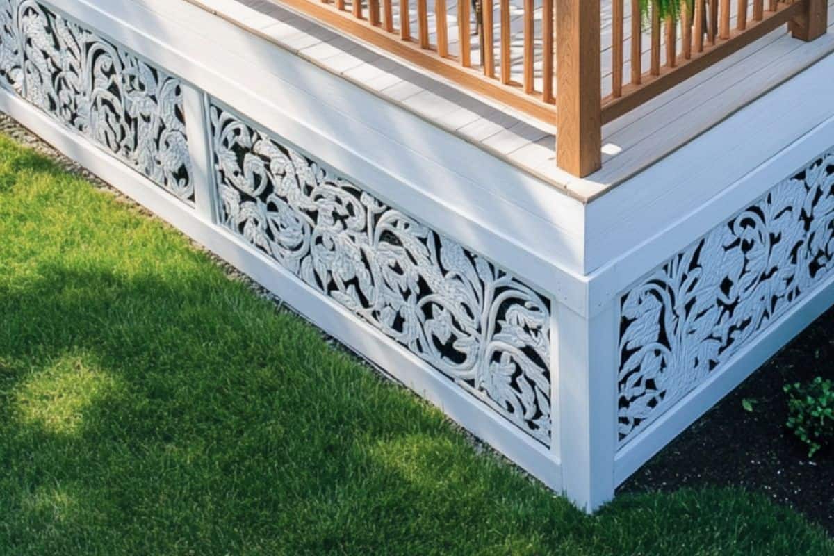 The Insanely Easy Lattice Alternative For Under Your Deck