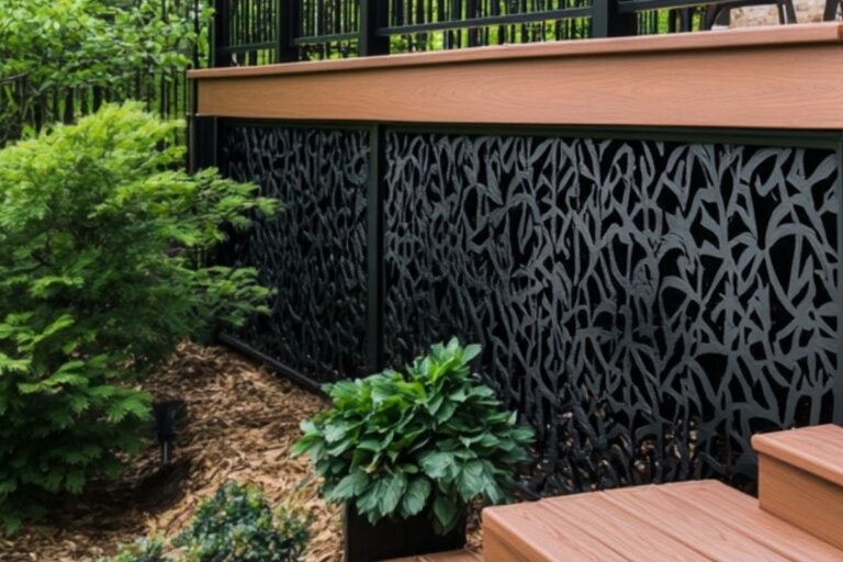 The Insanely Easy Lattice Alternative For Under Your Deck