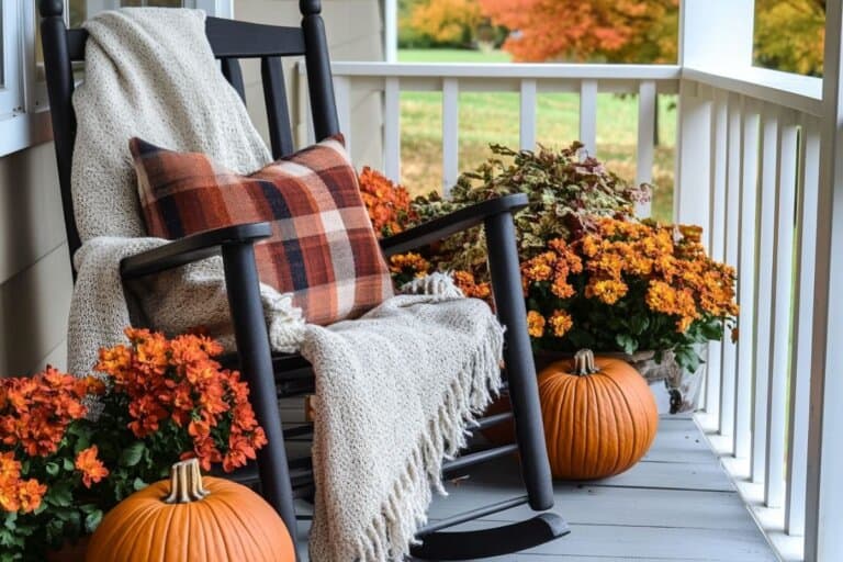 Easy Fall Porch Decor For a Cozy Set Up