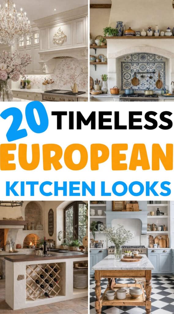 20 European Style Kitchens That Look Absolutely Gorgeous