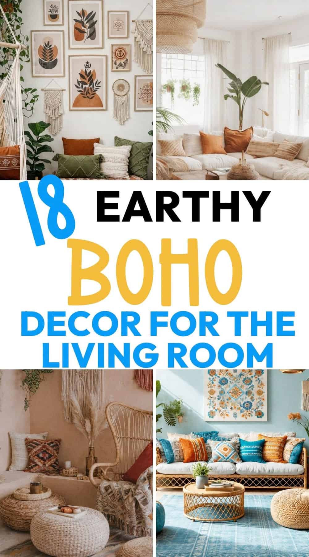 boho - more ideas @ https: boho-living-room-design ... 18 Attractive Boho Living Room Designs You Gotta See